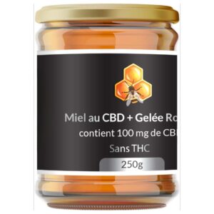 Miel au CBD & Gelée Royale 100mg CBD