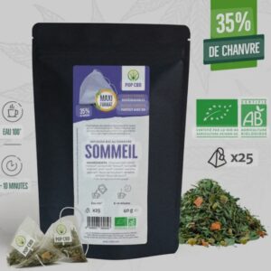 INFUSION CBD BIO SOMMEIL EN SACHETS PYRAMIDE