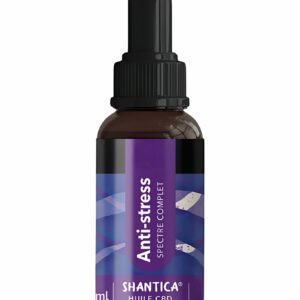 Huile CBD Spectre complet Anti-stress – Mélisse & Passiflore