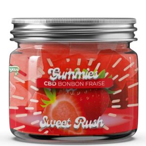 Gummies CBD Confort I Sweet Rush I Bonbon Fraise – 10mg CBD – Sans THC – 30 gummies