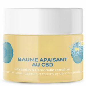 Baume CBD Apaisant à la Camomille et Lavandin